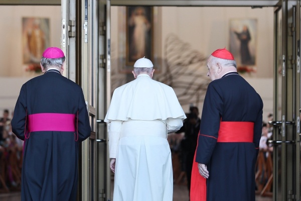 papież franciszek w łagiewnikach